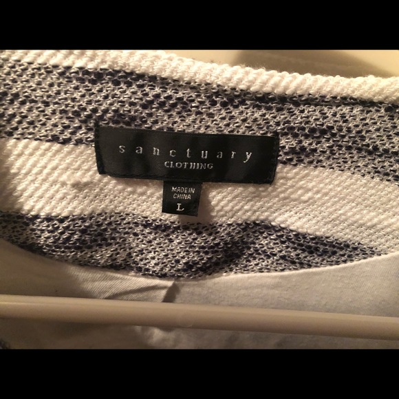 Sanctuary Brand-Trendy Moto Style Sweater/Jacket - Picture 4 of 4